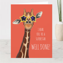 Well Done 'I hear you're a SUPERSTAR' Card