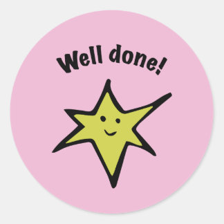 Well Done Stickers | Zazzle.co.uk