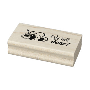 Well Done Rubber Stamp for Teachers