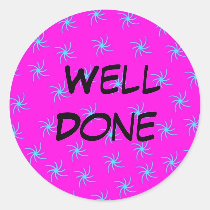 Well done Stickers | Zazzle.co.uk