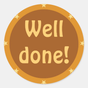 Well done - Teacher Sticker Series