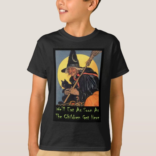 WE'LL EAT AS SOON AS THE CHILDREN GET HERE T-Shirt (Front)