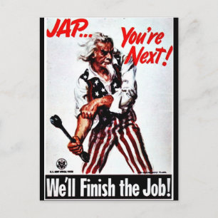We'll Finish The Job! Postcard