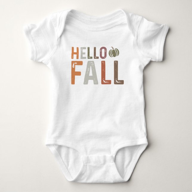 Well Hello Fall Baby Bodysuit (Front)