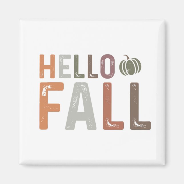 Well Hello Fall Magnet (Front)