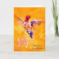 "Well Hello!" Hummingbird Print