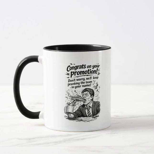 We'll keep pranking the team in your name! mug (Left)