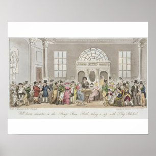 Well known Characters in the Pump Room, Bath, Taki Poster