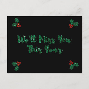 We'll Miss You Social Distancing Holiday Card