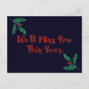 We'll Miss You Social Distancing Holiday Card