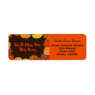 We'll Miss You Social Distancing Thanksgiving