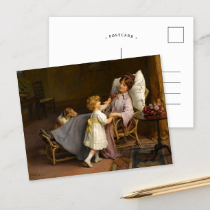 Well on the Mend   Arthur John Elsley Postcard