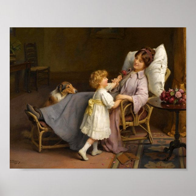 Well on the Mend | Arthur John Elsley Poster (Front)