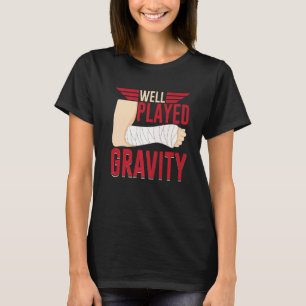 Well Played Gravity Broken Bone T-Shirt
