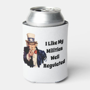Well Regulated Militia Can Cooler