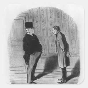 Well, Sir, what about my three terms?' Square Sticker