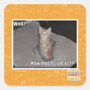 Well? Square Sticker