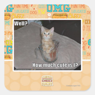 Well? Square Sticker