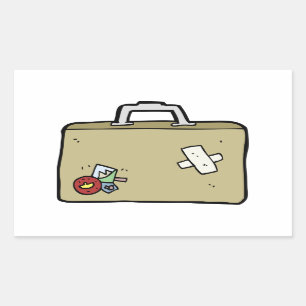 Well Used Suitcase Stickers