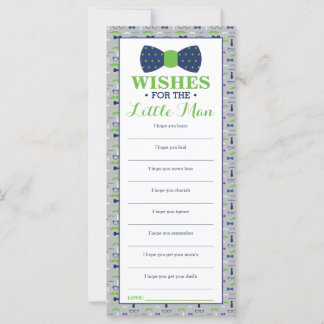 Well Wishes Card, Baby Shower, Little Man