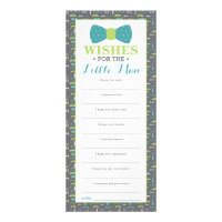 Well Wishes Card, Baby Shower, Little Man, 25 Pack