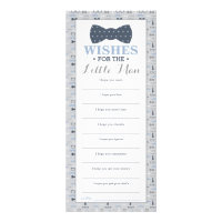 Well Wishes Card, Baby Shower, Little Man, 25 Pack