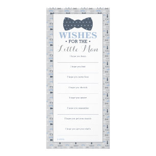 Well Wishes Card, Baby Shower, Little Man, 25 Pack Rack Card