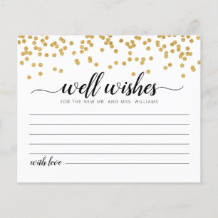 Well Wishes for the Bride and Groom Card