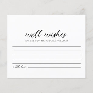Well Wishes for the Bride and Groom Card