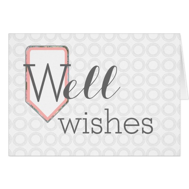 Well Wishes | Get Well Soon | Personal Stationary (Front Horizontal)