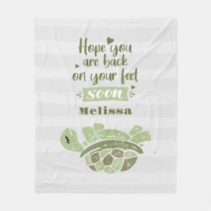 Well Wishes Personalised Sympathy Fleece Blanket