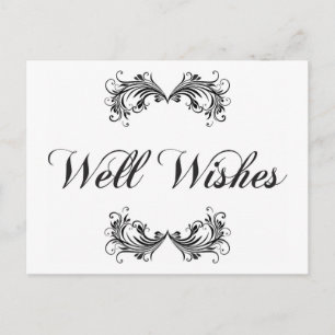 Well wishes postcard