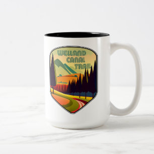 Welland Canal Trail Ontario Canada Colours Two-Tone Coffee Mug