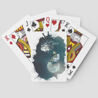 Wellcoda Space Universe Frog Earth Animal Playing Cards