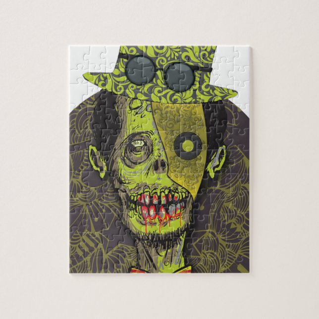 Wellcoda Zombie Dead Monster Scary Creepy Jigsaw Puzzle (Vertical)