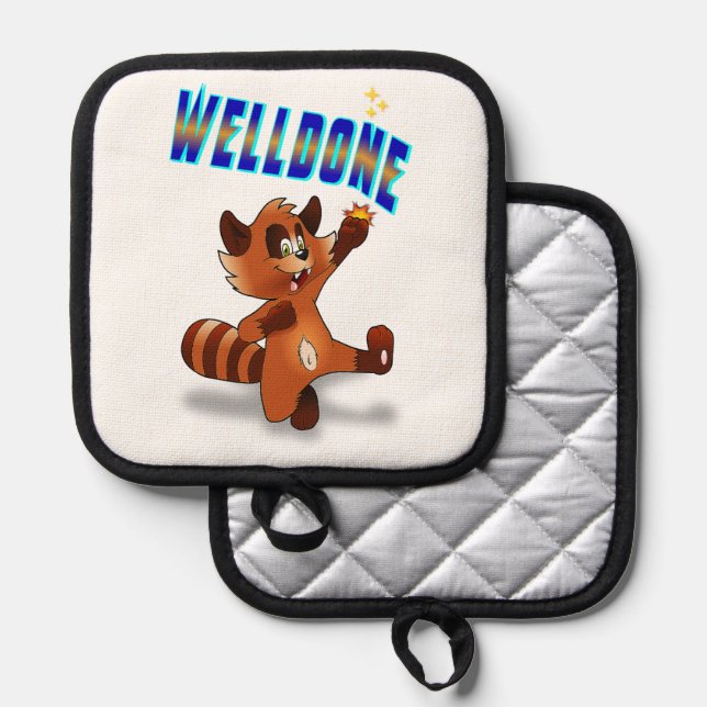 Welldone Pot Holder (Front/Back)