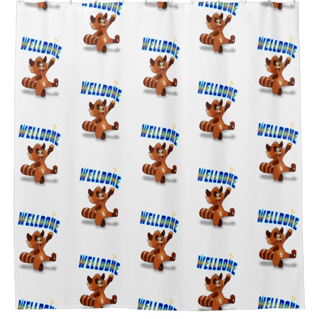 Welldone Shower Curtain (Front)