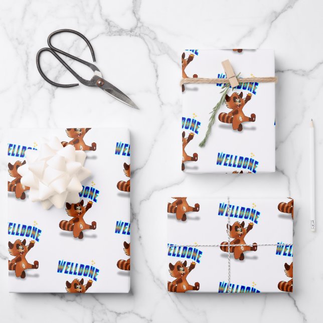 Welldone Wrapping Paper Sheet (Front)