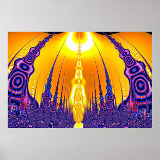 "Welled in the secret Temple" Poster