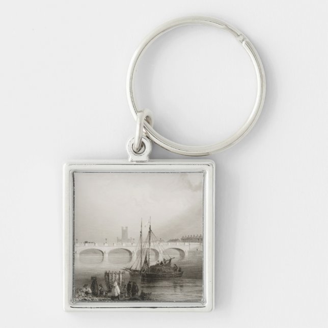 Wellesley Bridge, Limerick, Ireland Key Ring (Front)