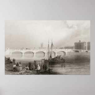 Wellesley Bridge, Limerick, Ireland Poster