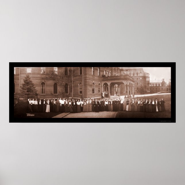 Wellesley College MA Photo 1903 Poster (Front)