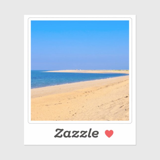 wellfleet beach sticker Beach photo (Sheet)