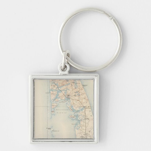 Wellfleet, Massachusetts Key Ring (Front)