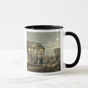 Wellington and Blucher Meeting by Accident at the Mug