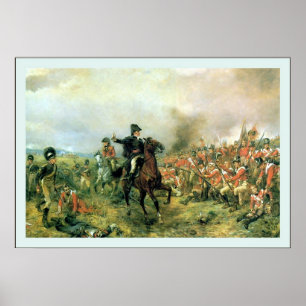 Wellington at Waterloo Poster