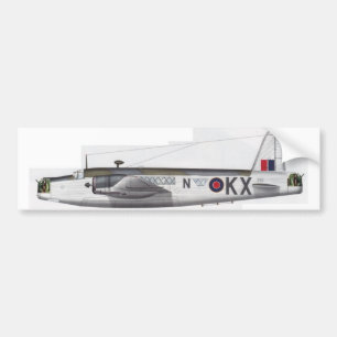 wellington british bomber bumper sticker