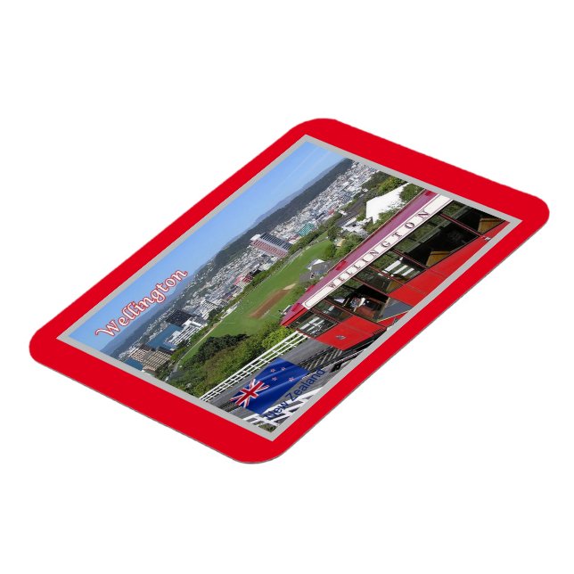 Wellington - Cable Car - New Zealand - Magnet (Left Side)