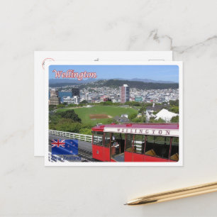 Wellington - Cable Car - New Zealand - Postcard