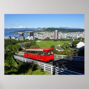 Wellington Cable Car, New Zealand Poster